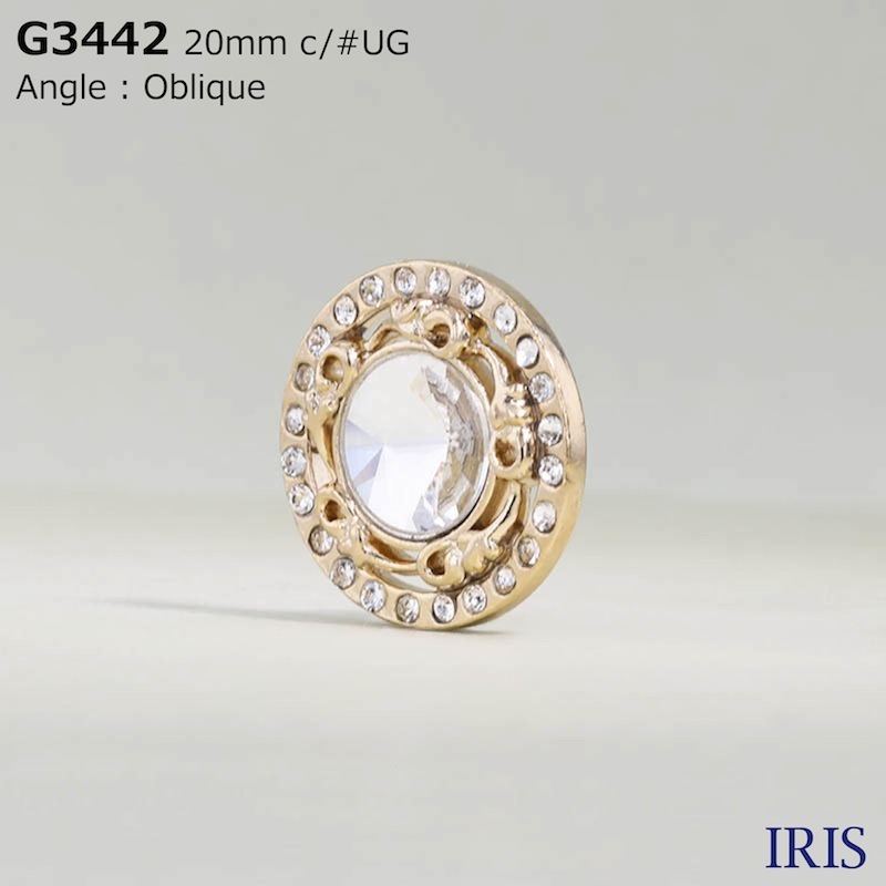 *饹/㥹 Ⱦݥ­ܥ G3442 23/20mm #BW/UG 