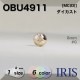 * Ⱦݥ­ܥ OBU4911 8mm #AG/ASI/BN/BNK/G/N 