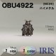 *ϥ᥿ Ⱦݥ­ܥ OBU4922 13mm #AG 