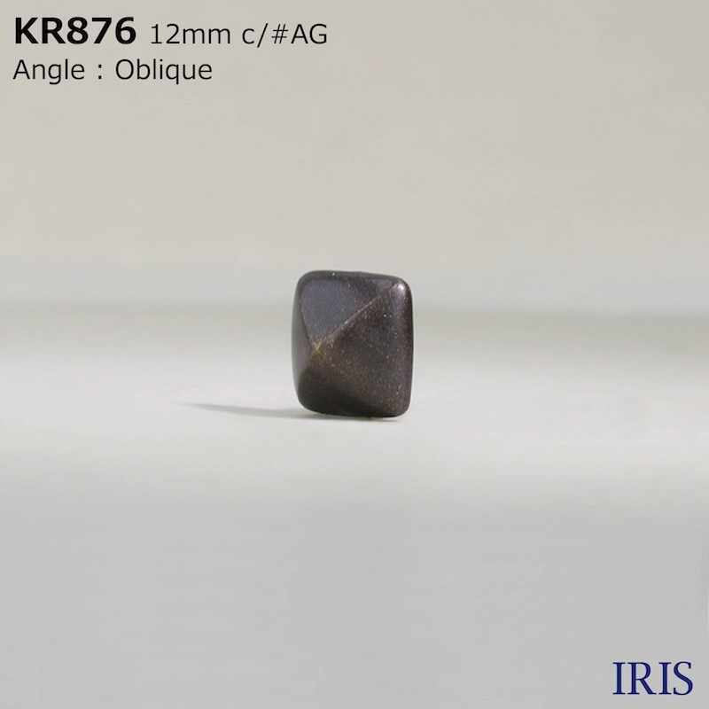 *ABS������ ��­�ܥ��� KR876 12mm #AG/BN/N 