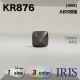 *ABS������ ��­�ܥ��� KR876 12mm #AG/BN/N 