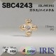 *���饹/�ϥ��᥿���� Ⱦ�ݥ���­�ܥ��� SBC4243 15/12mm #AG/BN/G/N 
