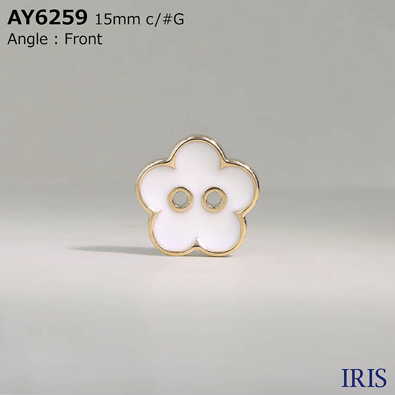 ���ݥ�������/ABS������ ɽ��2�ķ�ܥ��� AY6259 15/13mm #G/GP/N/NP 