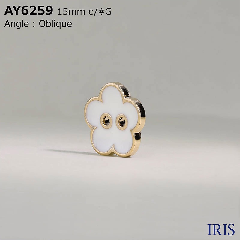 ���ݥ�������/ABS������ ɽ��2�ķ�ܥ��� AY6259 15/13mm #G/GP/N/NP 