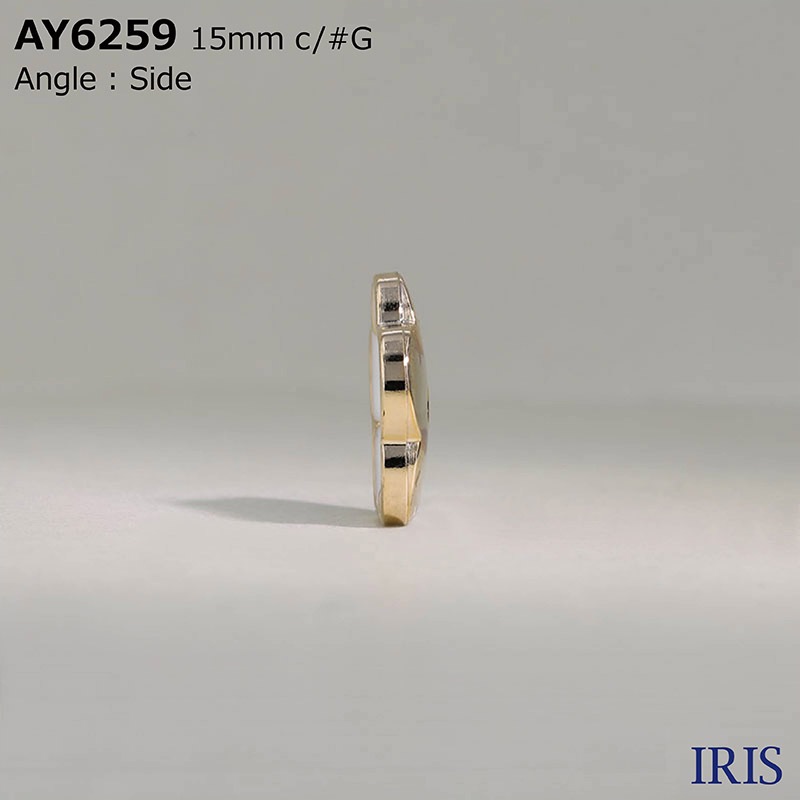 ���ݥ�������/ABS������ ɽ��2�ķ�ܥ��� AY6259 15/13mm #G/GP/N/NP 