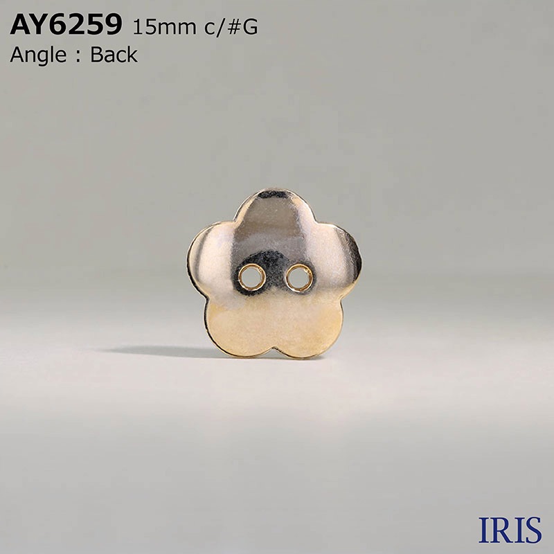 ���ݥ�������/ABS������ ɽ��2�ķ�ܥ��� AY6259 15/13mm #G/GP/N/NP 