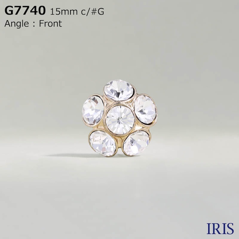 ���饹/���㥹���� Ⱦ�ݥ���­�ܥ��� G7740 15/10mm #G/N