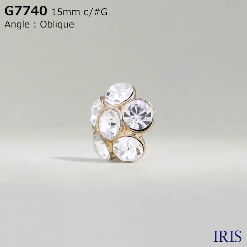 ���饹/���㥹���� Ⱦ�ݥ���­�ܥ��� G7740 15/10mm #G/N