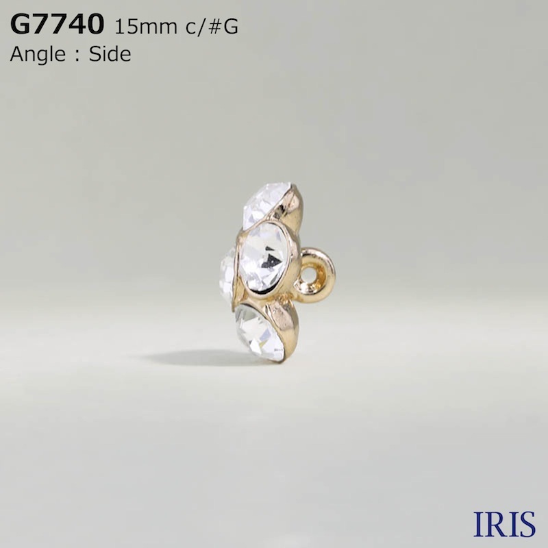 ���饹/���㥹���� Ⱦ�ݥ���­�ܥ��� G7740 15/10mm #G/N