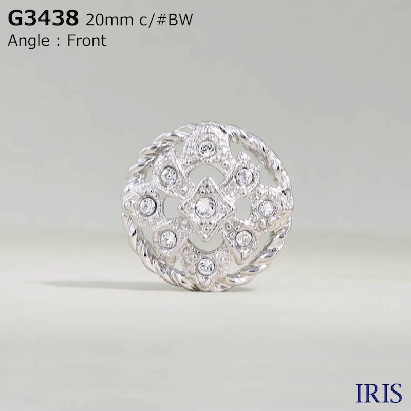 *饹/㥹 Ⱦݥ­ܥ G3438 25/20/18mm #BN/BW 