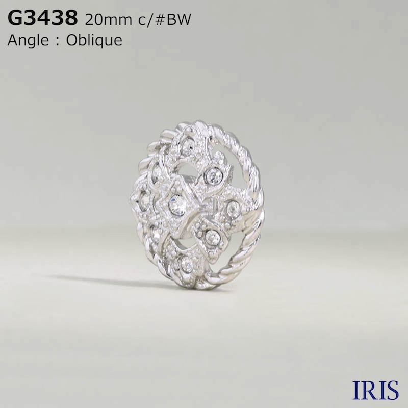 *饹/㥹 Ⱦݥ­ܥ G3438 25/20/18mm #BN/BW 