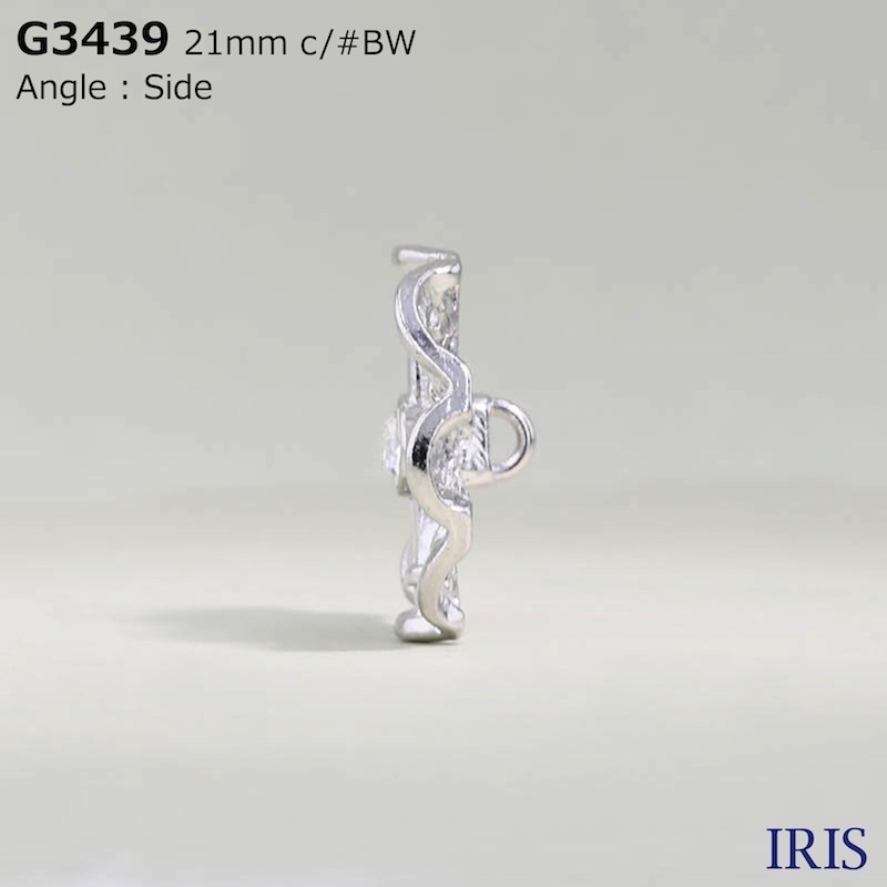 *���饹/���㥹���� Ⱦ�ݥ���­�ܥ��� G3439 25/21/18mm #BN/BW 