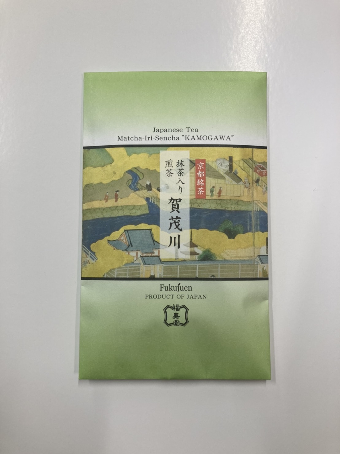 福寿園】抹茶入煎茶 賀茂川 40g 袋入り | 土産 | いろどりモール
