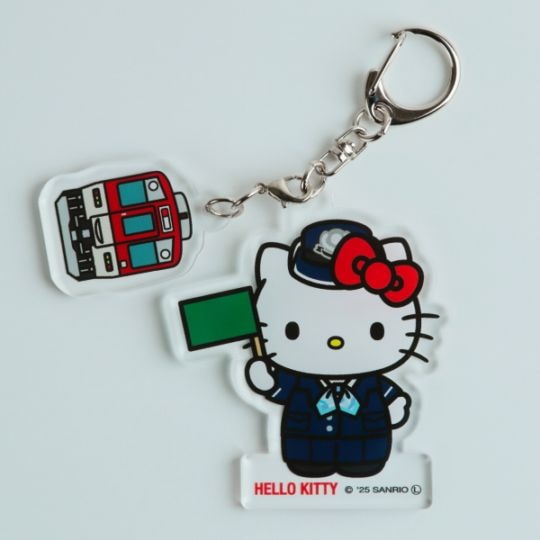 サンリオキャラクターズと近鉄電車で出発進行　アクリルキーホルダー　全6種 セット ポチャッコ アクリルキーホルダー サンリオキャラクターズと近鉄
