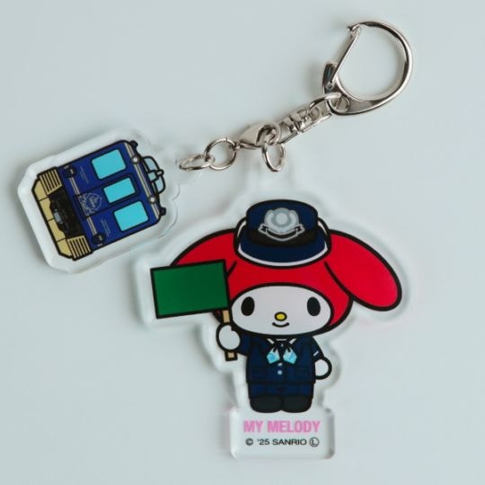 サンリオキャラクターズと近鉄電車で出発進行　アクリルキーホルダー　全6種 セット ポチャッコ アクリルキーホルダー サンリオキャラクターズと近鉄