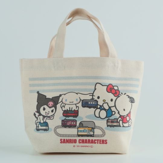 新品　キャラクターズ　サンリオ　オールスターズ　バック　ポーチ　ランチトート Amazon｜畑山商事 巾着付きランチトートバッグ 和柄 サンリオ