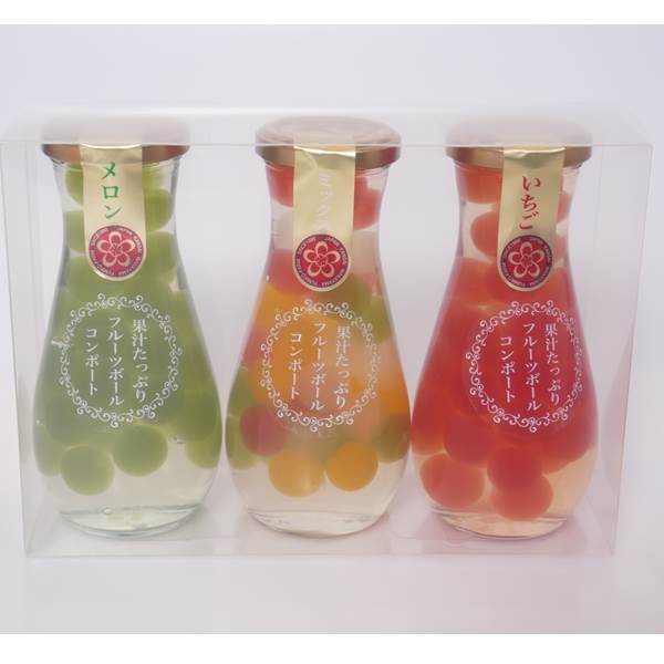 送料込み］フルーツボール3本入(A) ふみこ農園 | 外販卸売 | いろどり