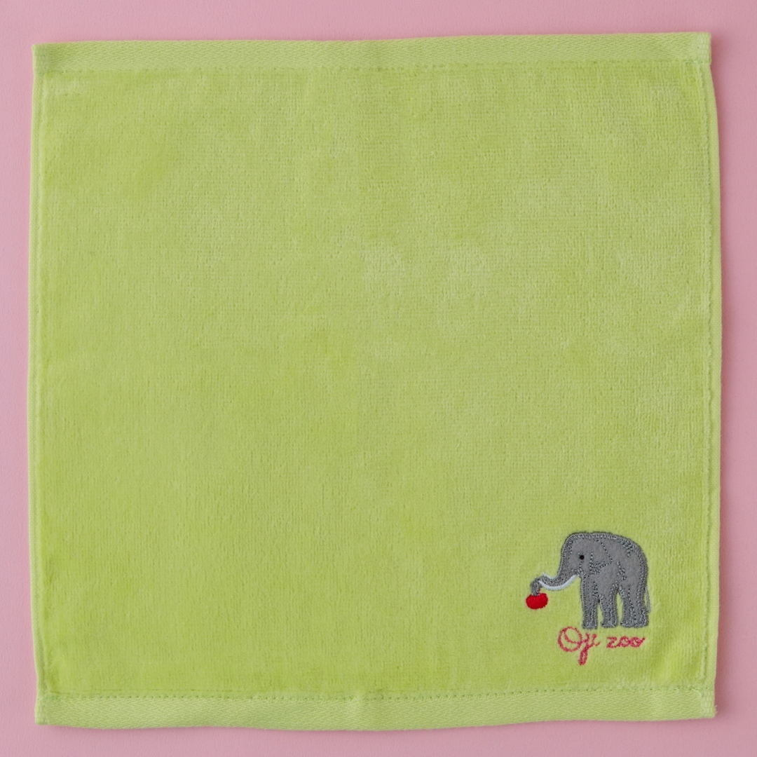 王子動物園オリジナル】タオルハンカチ ゾウ | アミューズメント