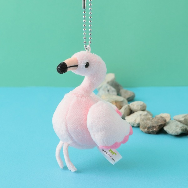 天王寺動物園オリジナル】マスコットキーチェーン フラミンゴ