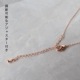 �ڳ��ϡۥͥå��쥹���ץ����륳�˥���18K�����ƥ��󥰡ۥԥ󥯥������