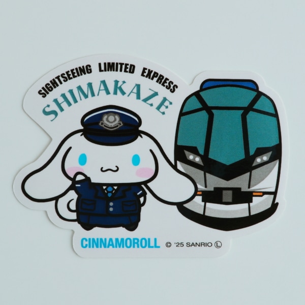 ステッカー シナモロール【サンリオキャラクターズ】 | 鉄道