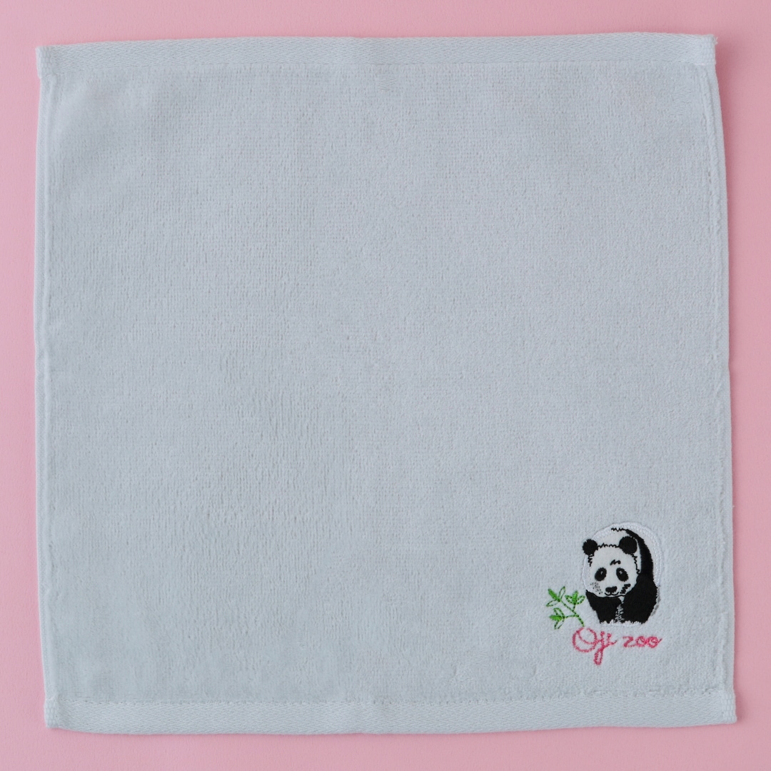 王子動物園オリジナル】タオルハンカチ パンダ | アミューズメント