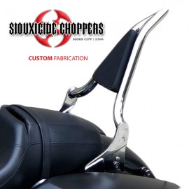 SIOUXCIDE CHOPPERS　EXCALIBUR DETACHABLE SISSYBAR / BACKREST|バックレスト|スーサイドチョッパーズ