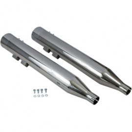 Bassani CHROME/CHROME DNT® STRAIGHT CAN MUFFLERS|マフラー|Bassani