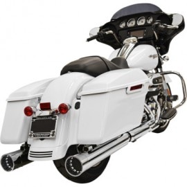 Bassani　CHROME/CHROME DNT® STRAIGHT CAN MUFFLERS|マフラー|Bassani