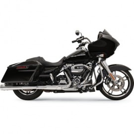 Bassani CHROME/BLACK DNT® MEGAPHONE SLIP-ON MUFFLERS|マフラー|Bassani