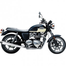 BASSANI XHAUST  3.5  マフラー-クローム/ブラック-Bonneville SE '09 -'16  パフォーマンススリップオンマフラー|マフラー|Bassani