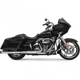 BASSANI XHAUST  Megaphone Mufflers - Chrome/Black - FL  Megaphone Slip-On Mufflers|マフラー|Bassani
