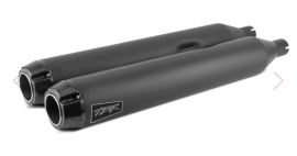 ハーレーダビッドソン ツーリング (2017-23) ブラック カーボンエンドキャップ付き