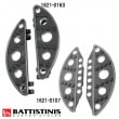 CHROME BILLET FLOORBOARDS [SEMI-CIRCLE (CONT)]|BATTISTINIS|フロアーボード