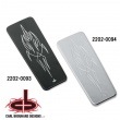 CARL BROUHARD DESIGNS DASH INSERTS ブラック / クローム [2202-0093 / 2202-0094]|CARL BROUHARD DESIGNS|ダッシュインサ