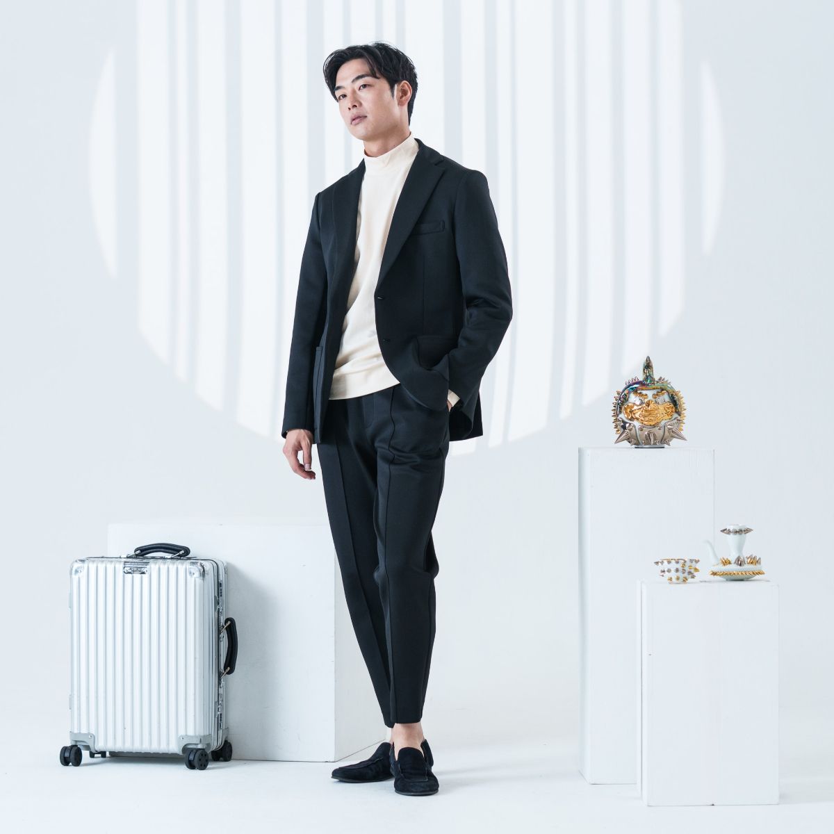 わい　ISAIO スーツ　セットアップ　ジップ わい ISAIO スーツ セットアップ ジップ わい ISAIO スーツ