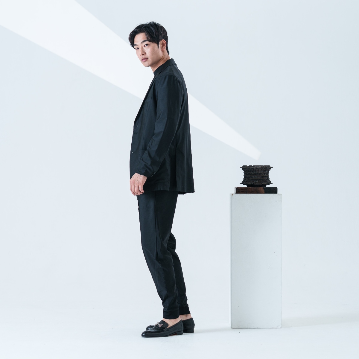 suna Una のスーツ 新入荷】【レディース】カラーレスジャケット&パンツ セットアップ