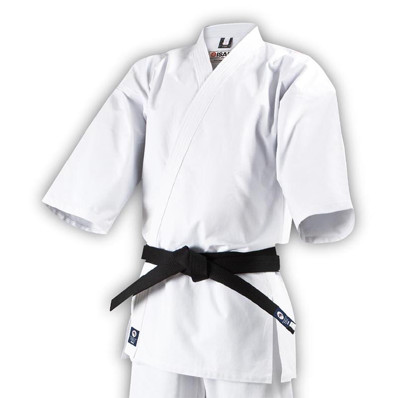 【納期：刺繍あり4ケ月から】フルコンタクト晒空手衣（選手用）上衣 K-451