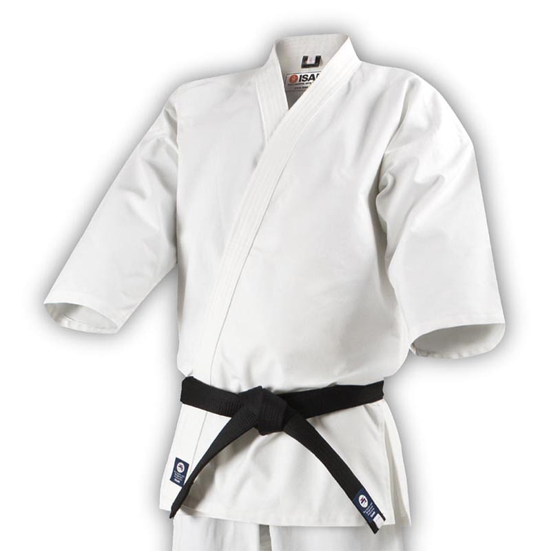 【納期：刺繍あり4ケ月から】極上フルコンタクト晒空手衣(上衣) K-481