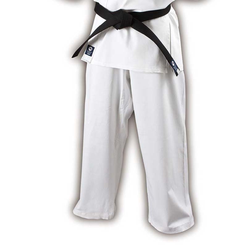 【納期：刺繍あり4ケ月から】ストレッチフルコン晒空手衣 ズボン(K-472)