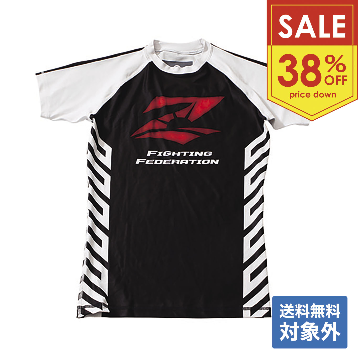 RIZIN半袖ラッシュガード　アローモデル