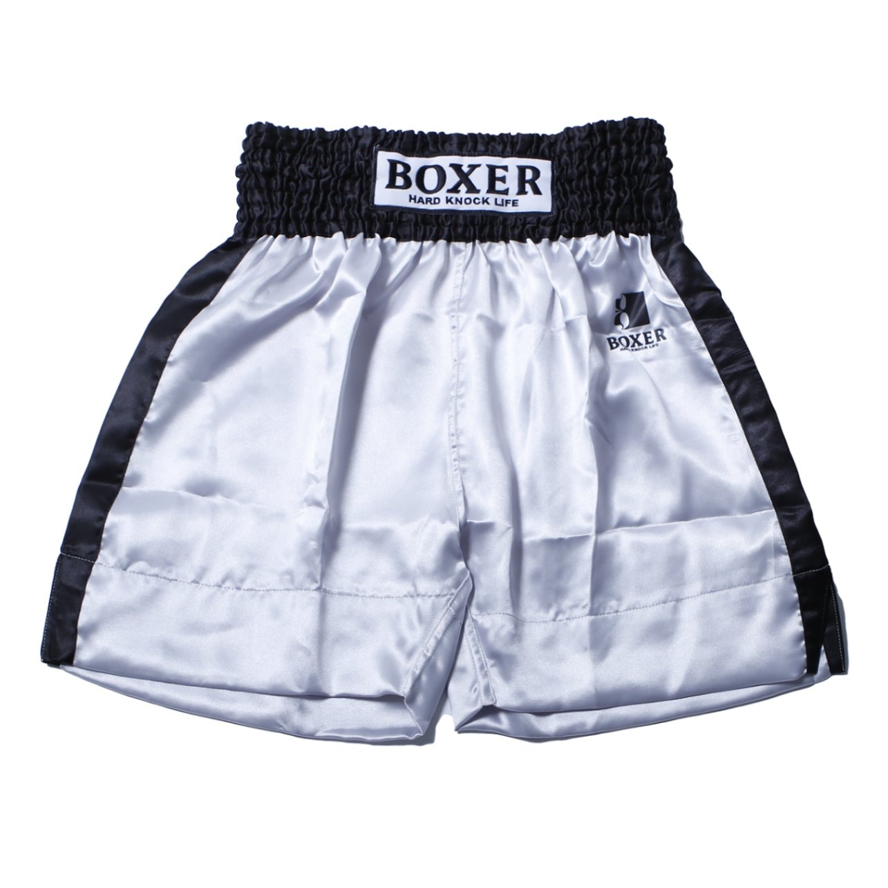 ISAMI ボクシングショーツ M ホワイト/ブルー　はじめの一歩　オーダー品 ISAMI ボクシングショーツ M ホワイト/ブルーはじめの一歩オーダー品