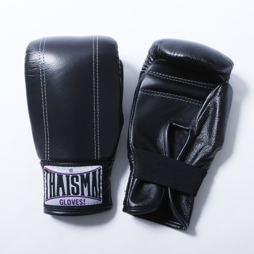 タイサマイ 】パンチングミット 黒/白（THAISMAI） これで迷わない