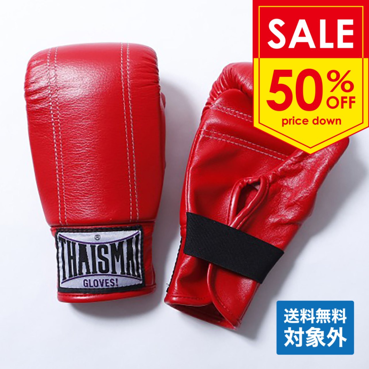 【中古・未使用品】THAISMAI タイサマイ オープンフィンガー パンチンググローブ F ブラック BX-30 イサミ THAISMAI オープンフィンガー パンチンググローブ BX-30