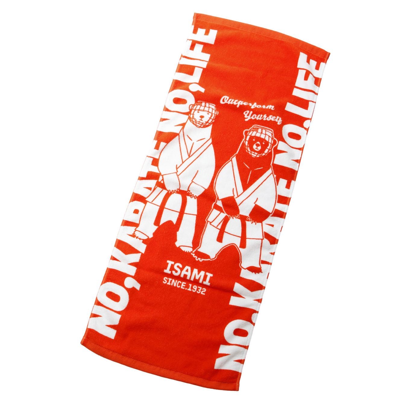 空手くまタオル