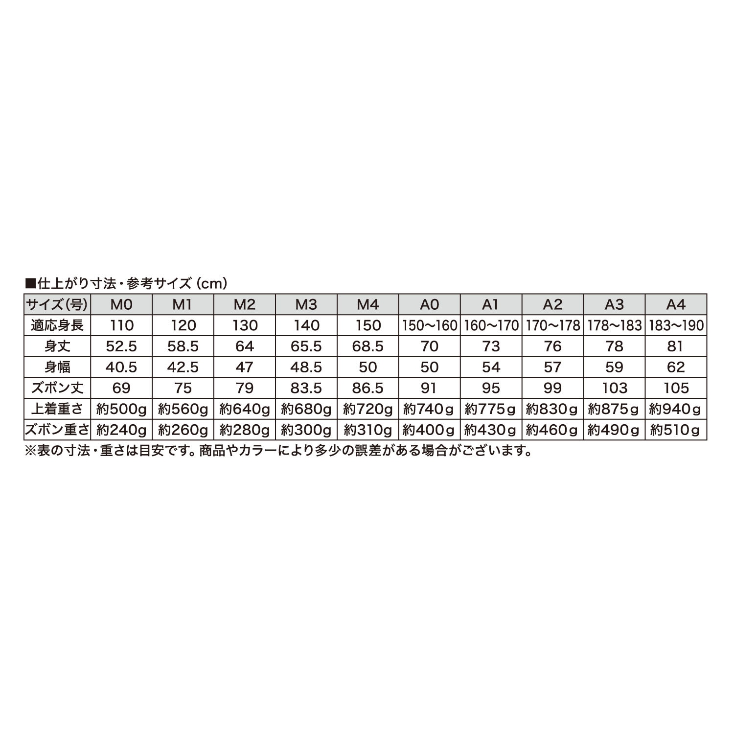 ベーシック柔術着 黒