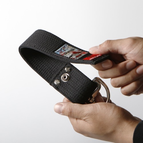 UKIYOE黒帯キーホルダー(空手）