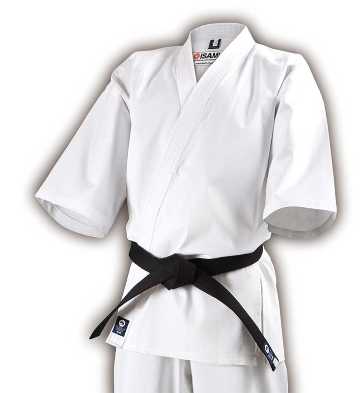 【納期：刺繍あり4ケ月から】ストレッチフルコン晒空手衣 上衣(K-471)