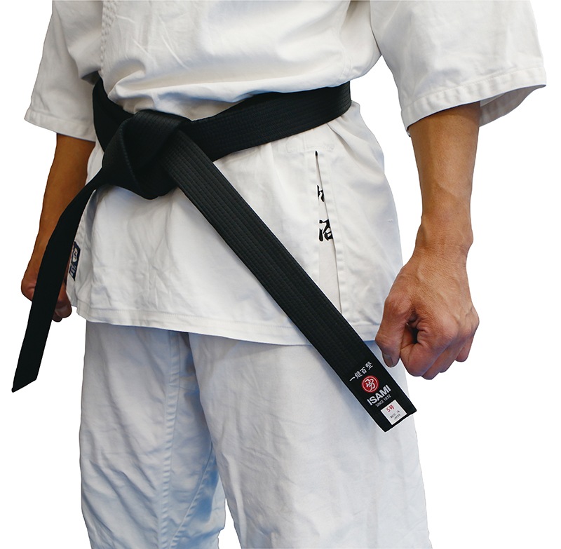 日本製 紗綾柄黒帯