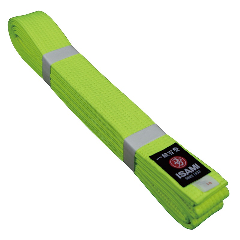 日本製 蛍光黄帯 | 帯（空手帯） | ISAMI(イサミ) |格闘技 武道具用品